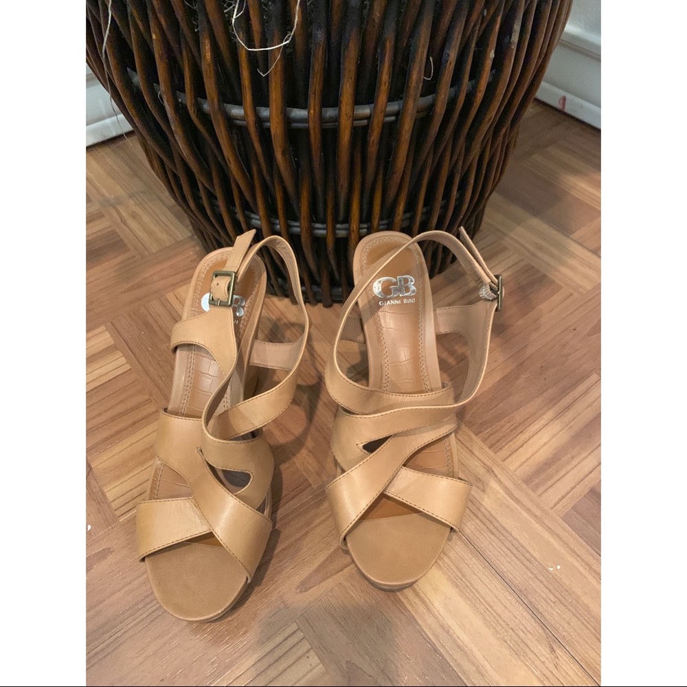 Light Brown Wedged Heels